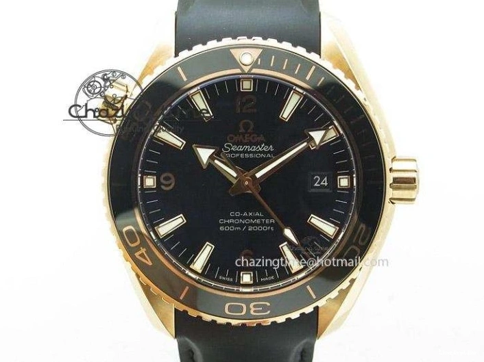0508 Planet Ocean Pro 45mm OMF 1:1 Best Edition Orange Marker On SS Bracelet A8500 (Black Balance Wheel) Durable 8141